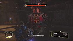 画像ギャラリー No.021のサムネイル画像 / 目立ちすぎる金と青の鎧で味方の盾となり,オルクどもを存分に屠れ! 良質なTPS「ウォーハンマー40,000:スペースマリーン」レビュー