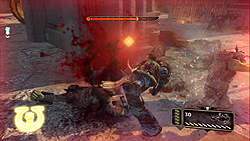 画像ギャラリー No.025のサムネイル画像 / 目立ちすぎる金と青の鎧で味方の盾となり,オルクどもを存分に屠れ! 良質なTPS「ウォーハンマー40,000:スペースマリーン」レビュー