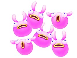 画像集#020のサムネイル/キモ可愛い宇宙人を救助する脱力系パズルゲーム,Wiiウェア「〜あなたが回して救うパズル〜 もちもちQ」が6月16日に配信