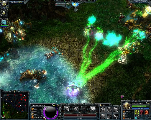 画像集#004のサムネイル/Warcraft III用Mod「Defense of the Ancients」を強く意識したオンラインRTS「Heroes of Newerth」で，期間限定の無料プレイキャンペーンが開催中
