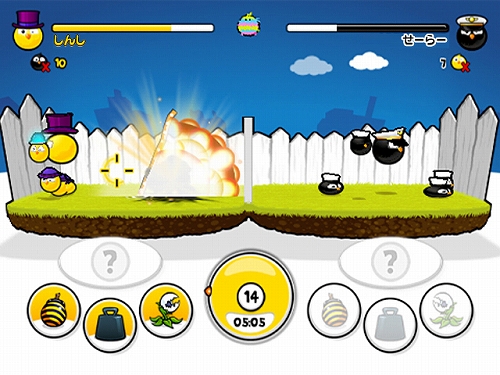 画像ギャラリー No.001のサムネイル画像 / お絵かきバトルだ。Wiiウェア「チキンバトル!チクチクブーン」登場