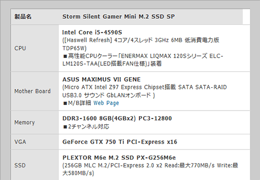 ������#002�Υ���ͥ���/Storm��M.2��³��SSD���Ų��ָ���PC���������Ѥ�����Υ�����PC��ȯ��