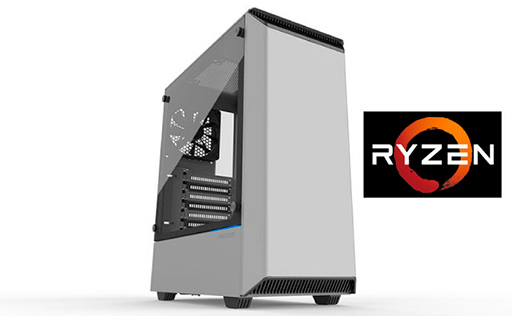 画像ギャラリー No.001のサムネイル画像 / Storm,白いPCケースを採用するRyzen 7 3700X搭載ゲームPCを発売