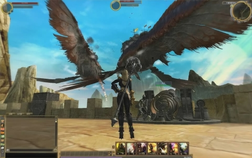 画像ギャラリー No.001のサムネイル画像 / 飛空艇のような巨大生物兵器が登場するMMORPG「ESTAR Online」のプロモムービーを掲載