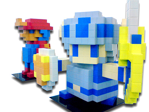 画像ギャラリー No.001のサムネイル画像 / 「3Dドットゲームヒーローズ」,ドット勇者も来る先行店頭体験会を実施