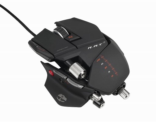 画像ギャラリー No.001のサムネイル画像 / Mad Catz,ゲーマー向けマウス「R.A.T. 7」のセンサー変更版を6月29日に発売。トラッキング解像度が25〜6400DPIに