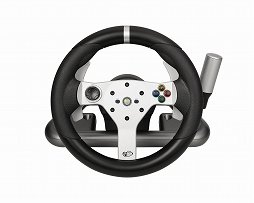 画像ギャラリー No.002のサムネイル画像 / ワイヤレスのXbox 360用ステアリングコントローラがMad Catzから登場。ペダルユニット付きで10月25日に発売