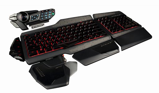 画像ギャラリー No.001のサムネイル画像 / Mad Catz，分離機構とカスタマイズ性が特徴の多機能キーボード「S.T.R.I.K.E. 5」を199.99ドルで発売