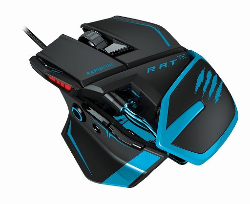 画像集#001のサムネイル/Mad Catz,「プロ仕様」と謳うゲーマー向けマウス「R.A.T. TE」を発表。軽量なボディを採用し,リフトオフディスタンス調整機能などを追加