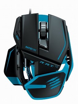 画像集#002のサムネイル/Mad Catz,「プロ仕様」と謳うゲーマー向けマウス「R.A.T. TE」を発表。軽量なボディを採用し,リフトオフディスタンス調整機能などを追加