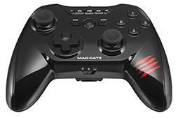 画像集#003のサムネイル/Mad Catz,PCとAndroid端末両対応のBluetoothゲームパッドを6月27日発売。スマートフォンを固定できるグリップ付き