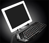 画像集#004のサムネイル/Mad Catz,近未来的デザイン採用のBluetooth接続型キーボード「S.T.R.I.K.E. M」を国内発売