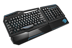 画像集#003のサムネイル/Mad Catz,Cherry茶軸互換キースイッチ採用のゲーマー向け英語配列キーボード「S.T.R.I.K.E. TE」を国内発売