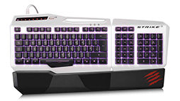 画像集#009のサムネイル/Mad Catz,Cherry茶軸互換キースイッチ採用のゲーマー向け英語配列キーボード「S.T.R.I.K.E. TE」を国内発売