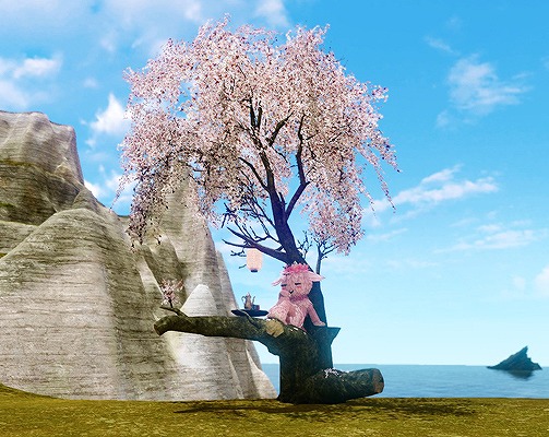 画像ギャラリー No.002のサムネイル画像 / 「ArcheAge」,お花見を楽しみながら限定家具を獲得するイベントが開催