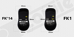 画像集#004のサムネイル/ZOWIE GEAR,左右対称形状のゲーマー向けマウス「FK1」発表。「FK」比で若干大きくなり,センサーもPixArtの最新モデルに