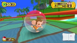 画像ギャラリー No.004のサムネイル画像 / 学童軟式野球大会に「スーパーモンキーボール」のアイアイが登場