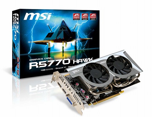 画像ギャラリー No.001のサムネイル画像 / MSI,新開発クーラー「Twin Frozr II」搭載のHD 5770カード発売