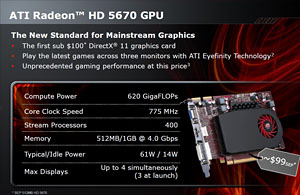 画像集#007のサムネイル/「ATI Radeon HD 5670」レビュー。99ドルのDirectX 11対応GPUは速いのか
