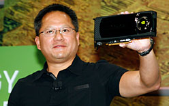 画像ギャラリー No.002のサムネイル画像 / NVIDIA,「Fermi」の実機を公開。FermiアーキテクチャベースのDX11 GPUをトップ・トゥ・ボトムで展開へ