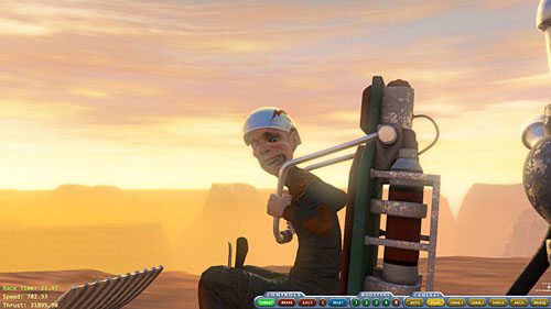 画像ギャラリー No.025のサムネイル画像 / 「GF100」のための技術デモ「Supersonic Sled」。その技術的背景をムービーでチェックする