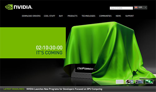 画像ギャラリー No.002のサムネイル画像 / NVIDIA英国法人,GeForceの新製品を予告。発表は日本時間12日か