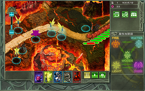 画像ギャラリー No.002のサムネイル画像 / ハドソンのタワーディフェンス型カードバトル「ELEMENTAL MONSTER TD 〜ギルドガーディアンズ〜」のCBTレポートを掲載