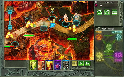 画像ギャラリー No.011のサムネイル画像 / ハドソンのタワーディフェンス型カードバトル「ELEMENTAL MONSTER TD 〜ギルドガーディアンズ〜」のCBTレポートを掲載