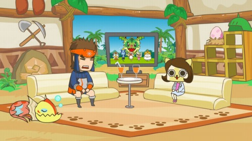 画像ギャラリー No.001のサムネイル画像 / 「モンハン日記 ぽかぽかアイルー村」を題材としたFlashアニメの放映が決定。ニャイトとその仲間達がギャグ満載の物語を巻き起こす