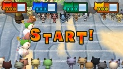 画像ギャラリー No.011のサムネイル画像 / アドホック通信にも対応。「モンハン日記 ぽかぽかアイルー村」,ジャンプやアピールを駆使して1位を目指す「プーギーレース」とは?