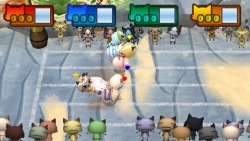 画像ギャラリー No.012のサムネイル画像 / アドホック通信にも対応。「モンハン日記 ぽかぽかアイルー村」,ジャンプやアピールを駆使して1位を目指す「プーギーレース」とは?