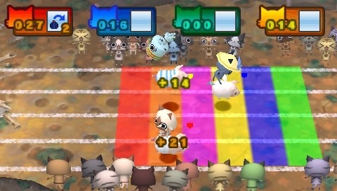 画像ギャラリー No.017のサムネイル画像 / アドホック通信にも対応。「モンハン日記 ぽかぽかアイルー村」,ジャンプやアピールを駆使して1位を目指す「プーギーレース」とは?