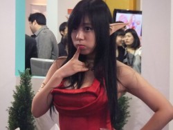 画像ギャラリー No.144のサムネイル画像 / 今年は動くぞ飛び出すぞ! 各ブースを彩るコンパニオン写真集を掲載