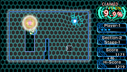 画像ギャラリー No.002のサムネイル画像 / PSPソフト「QIX++」,第2報で豊富な「ゲームモード」が明らかに