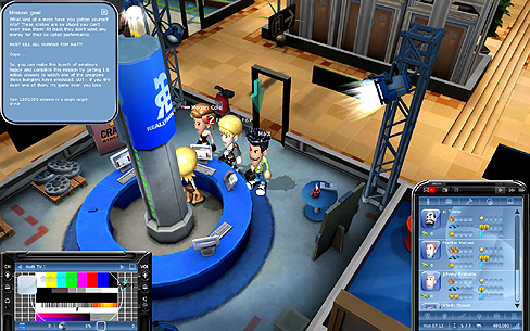 画像ギャラリー No.003のサムネイル画像 / 高視聴率番組を作って世界を征服? テレビ局シム「M.U.D. TV」のデモ版を4GamerにUp