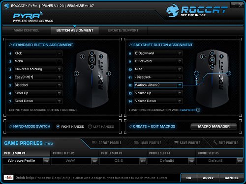 画像ギャラリー No.009のサムネイル画像 / 青色LED採用の光学センサーを搭載した「ROCCAT Pyra」マウス登場。ワイヤードとワイヤレスの2モデルで展開