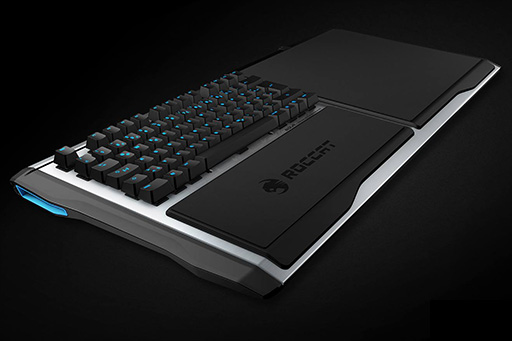 ソファに座ってのゲームプレイ に特化したマウスパッド一体型ワイヤレスキーボードがroccatから登場