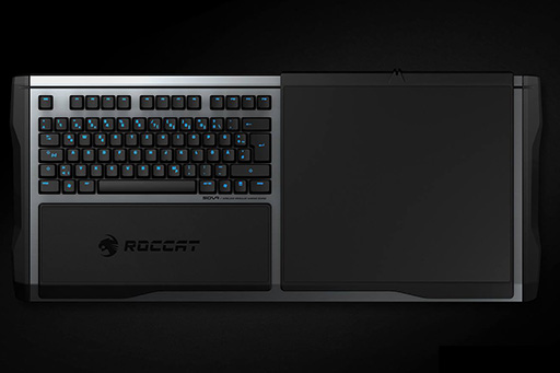 ソファに座ってのゲームプレイ に特化したマウスパッド一体型ワイヤレスキーボードがroccatから登場