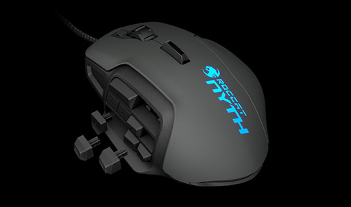 Gamescom Roccat 左サイドボタンの数と配置をカスタマイズできるマウス Nyth を正式発表 マウスパッド一体型キーボードも
