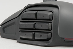 画像ギャラリー No.013のサムネイル画像 / 「ROCCAT Nyth」レビュー。左サイドの最大12ボタンを自由にカスタマイズできるマウスは,ズバリ買いなのか