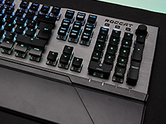 ［COMPUTEX］デザインの方向性も命名ルールも変更したROCCAT，オリジナルキースイッチ「Titan」搭載のキーボード「Vulcan」を披露