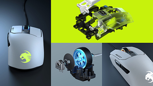 ���������꡼ No.003�Υ���ͥ������ / ROCCAT�Υ����ޡ������ޥ�����KAIN 122 AIMO�פ�ȯ�䡣�����ȼ����󥵡�����Ѥ�����KAIN 120 AIMO�פΥۥ磻�ȥ�ǥ�