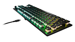 画像集#003のサムネイル/ROCCATの英語配列10キーレスキーボード「Vulkan TKL PRO」が国内発売。長寿命が売りの独自光学式キースイッチを採用する