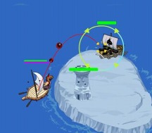 画像ギャラリー No.003のサムネイル画像 / “ソーシャル海賊アクション”「みんなのバイキング」がmixiアプリに登場