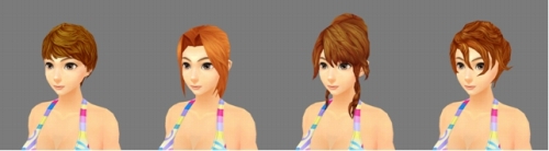 画像ギャラリー No.002のサムネイル画像 / 「AILA Online」,新たにヘアスタイル追加&ヘアカラーパレット実装