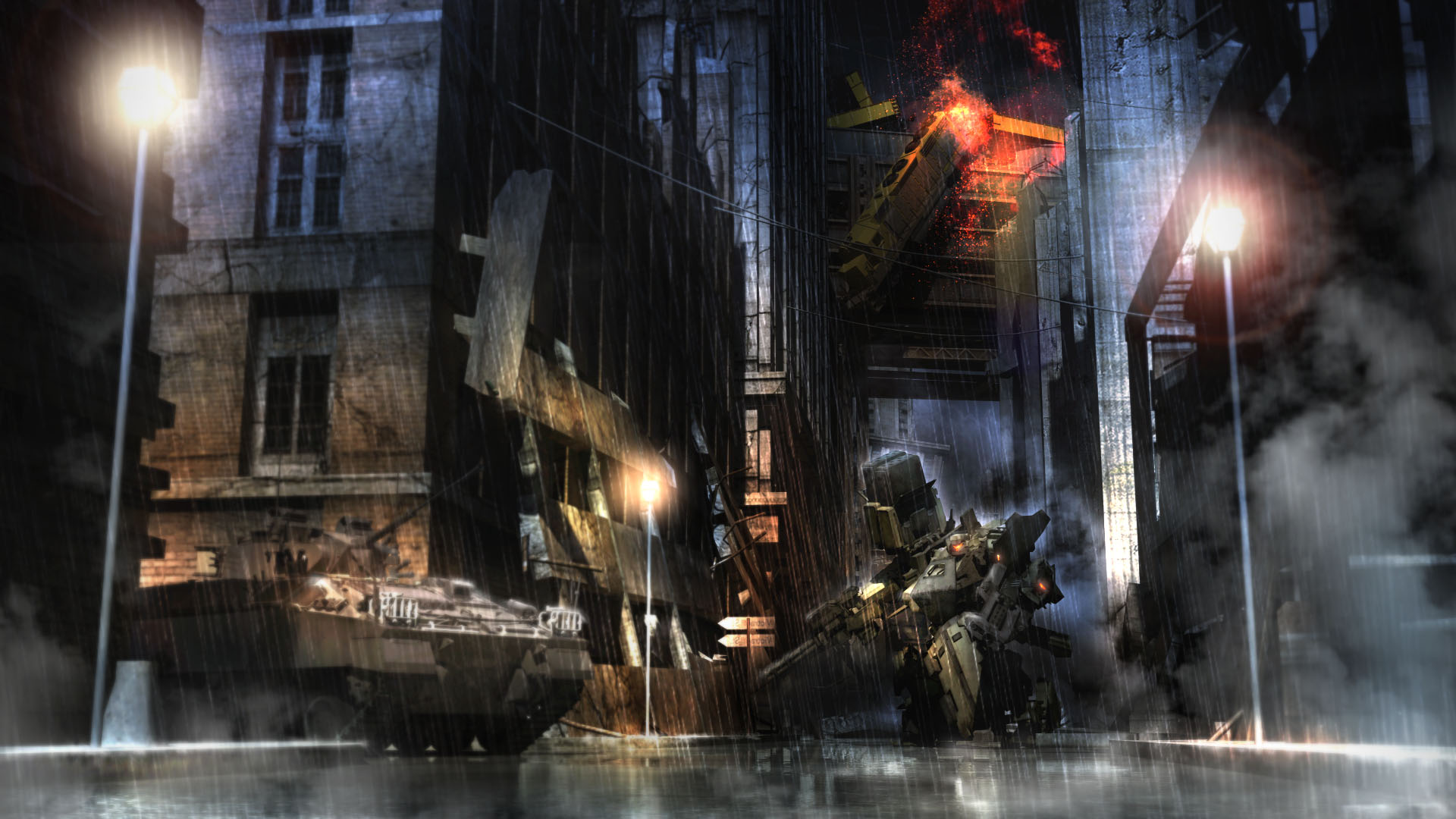 画像集 003 対応プラットフォームはplaystation 3とxbox 360に Armored Core 5 で大幅に変更されるゲーム内容の一部の要素が明らかに