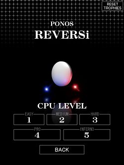 画像ギャラリー No.001のサムネイル画像 / iPadで本格高級リバーシを。「PONOS REVERSi」，本日配信開始