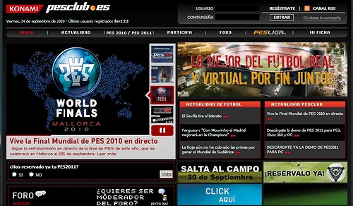 ���������꡼ No.002�Υ���ͥ������ / KONAMI���֥����˥󥰥���֥�ץ���������PES/WE 2010 World Finals�פ�Ustream�������ۿ������ȯɽ