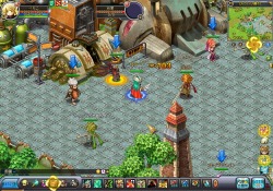 画像ギャラリー No.011のサムネイル画像 / 「英雄島」,最大5つのギルドがぶつかり合う大規模なRvR「城争奪戦」を本日実装。新サーバー「修羅」も稼動開始