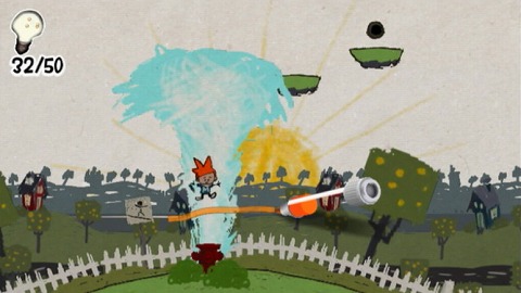 画像ギャラリー No.005のサムネイル画像 / 謎解きアクションWiiウェア「らくがき☆ヒーロー」,13日に配信決定